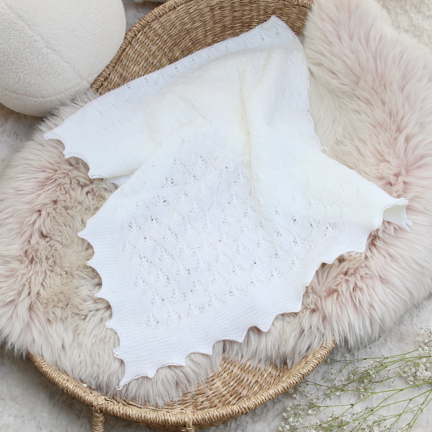 Butterfly Baby Shawl