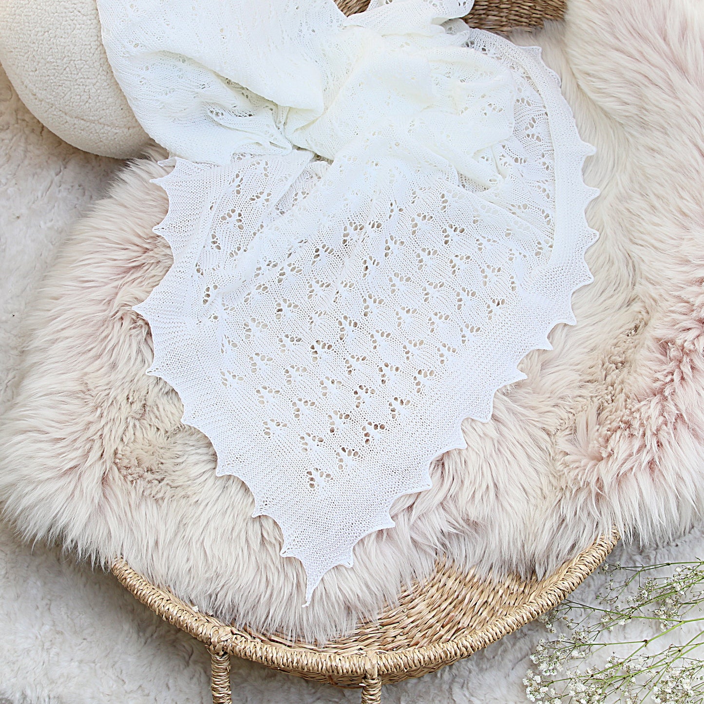 Butterfly Baby Shawl